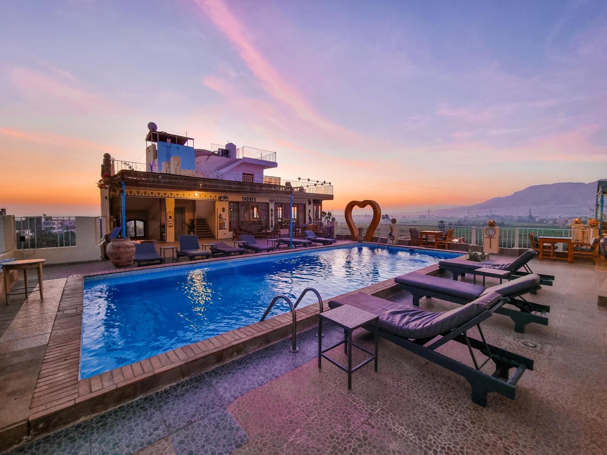 Thebes Hotel Luksor Exterior foto