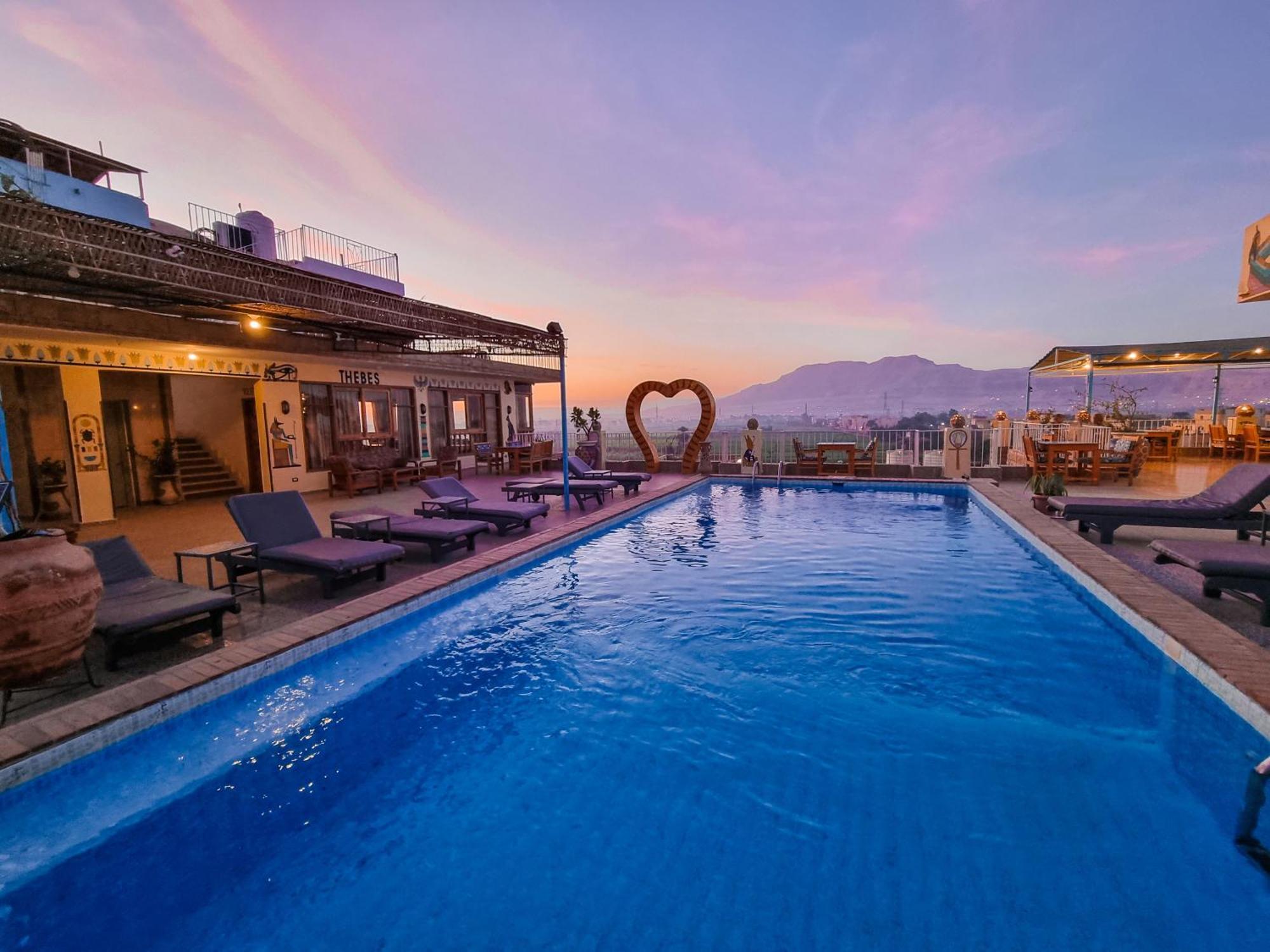 Thebes Hotel Luksor Exterior foto