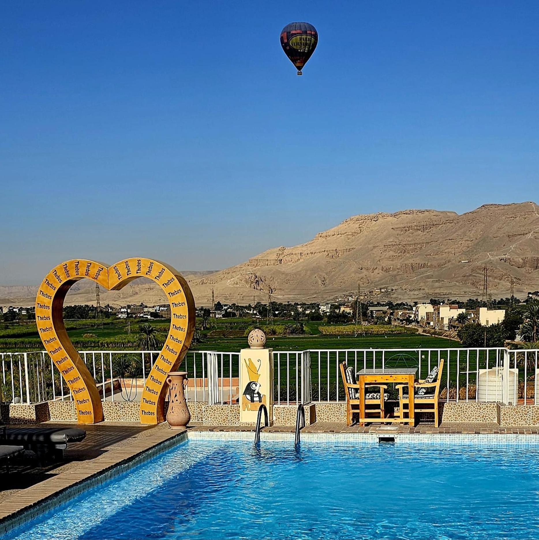 Thebes Hotel Luksor Exterior foto