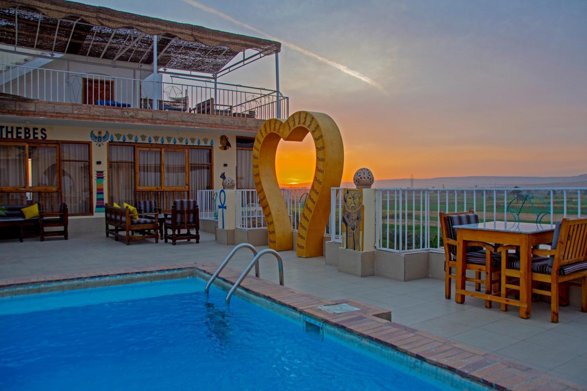 Thebes Hotel Luksor Exterior foto