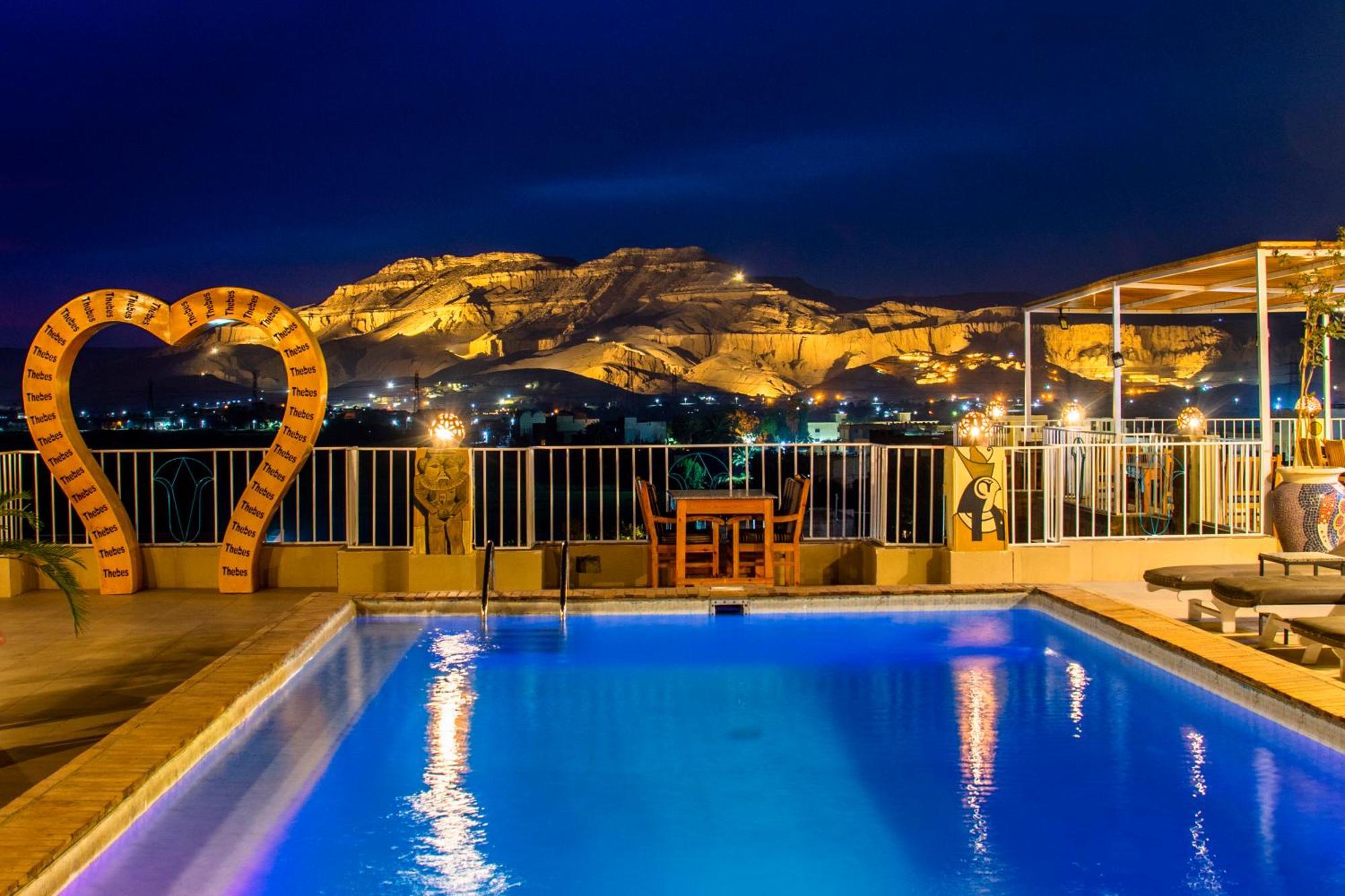 Thebes Hotel Luksor Exterior foto